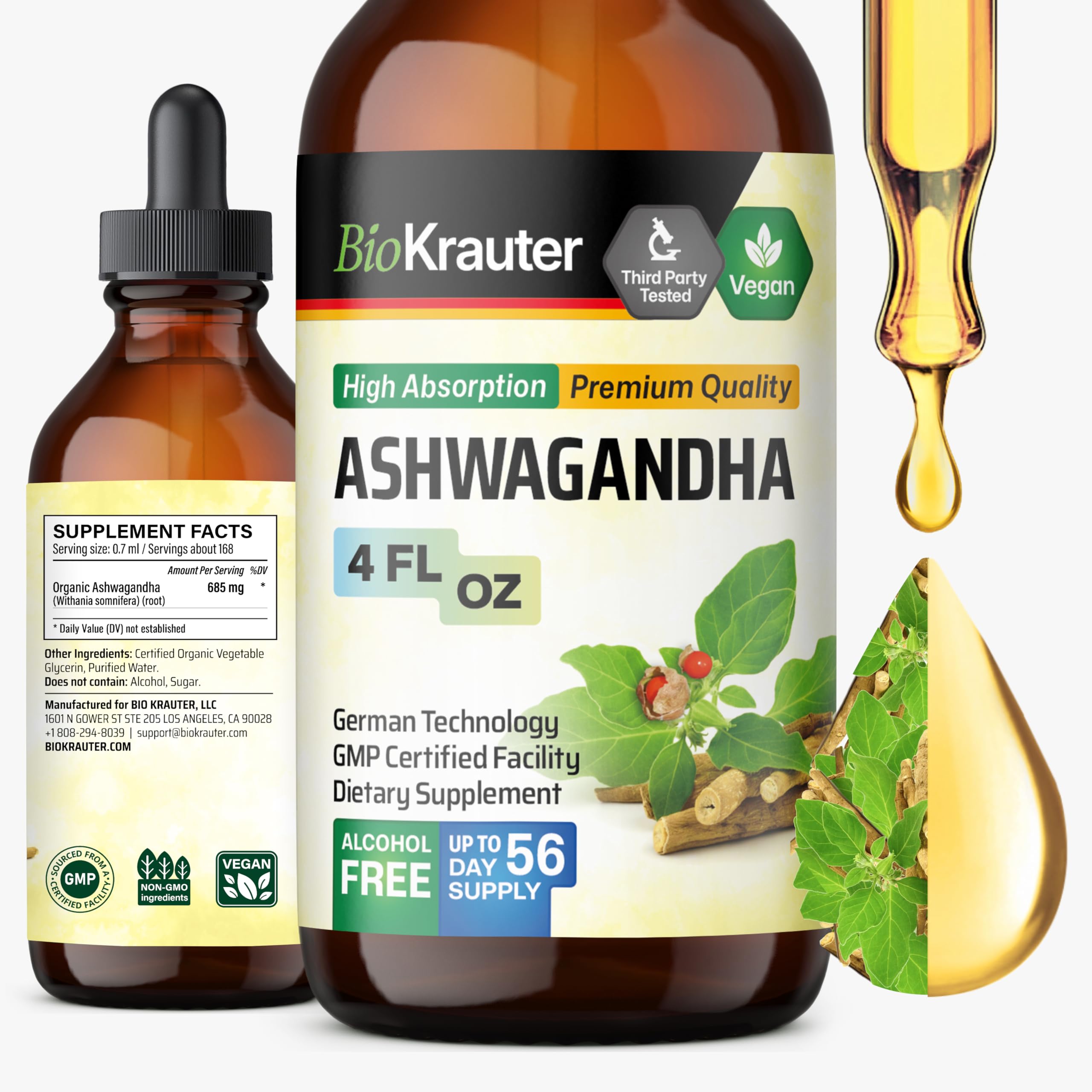 BIO KRAUTER Ashwagandha Drops hero image