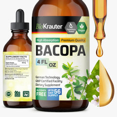 BIO KRAUTER Bacopa Monnieri liquid bottle 4 oz