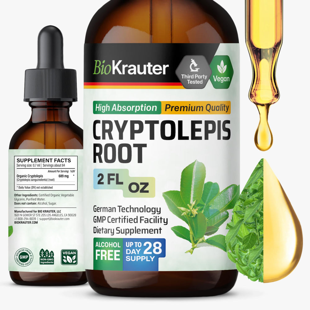 BIO KRAUTER Cryptolepis tincture bottle front view