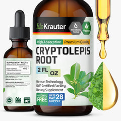 BIO KRAUTER Cryptolepis tincture bottle front view