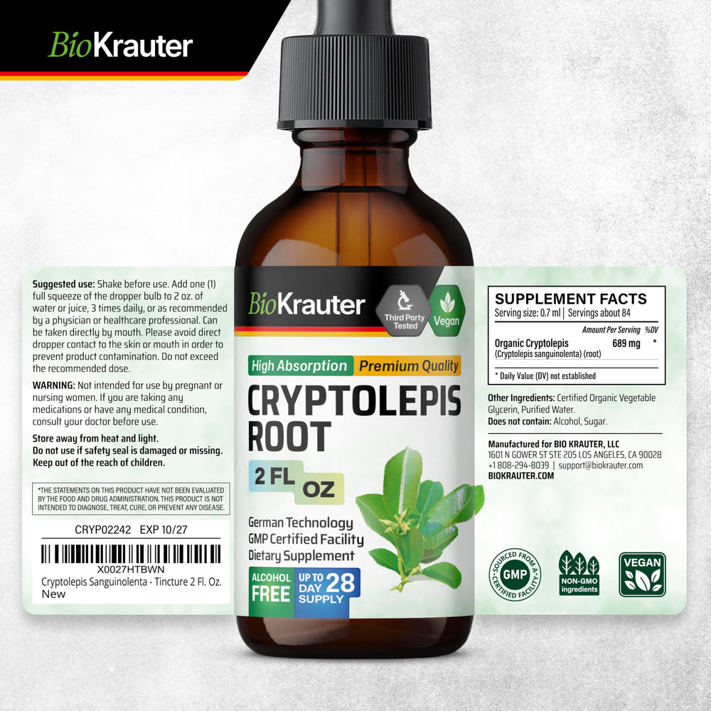 Serving suggestion: tincture drops added to tea
