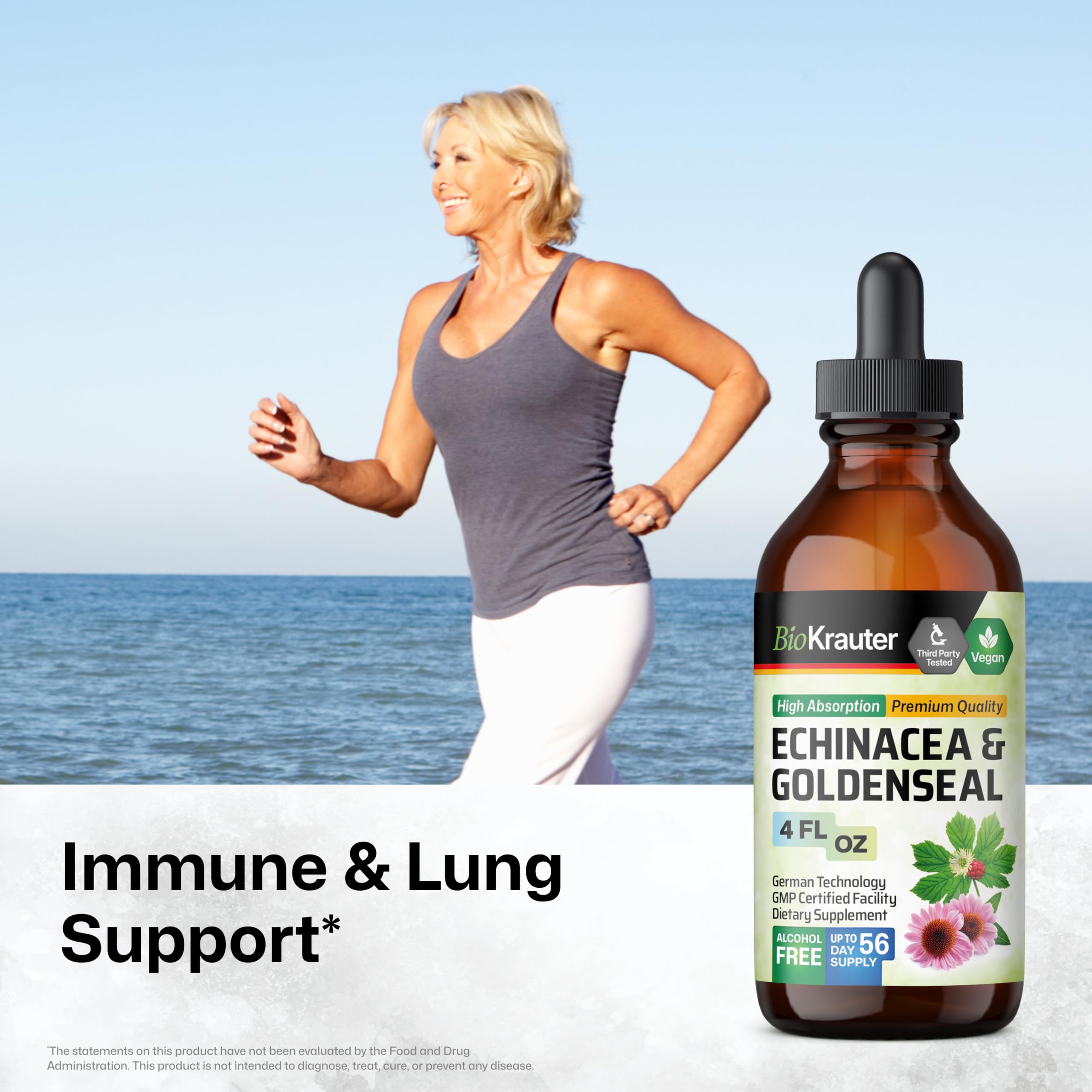 Dosing dropper for echinacea and goldenseal tincture