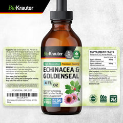 Immune support and respiratory health with echinacea and goldenseal