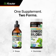 4 oz bottle of BIO KRAUTER Ginkgo Biloba Extract