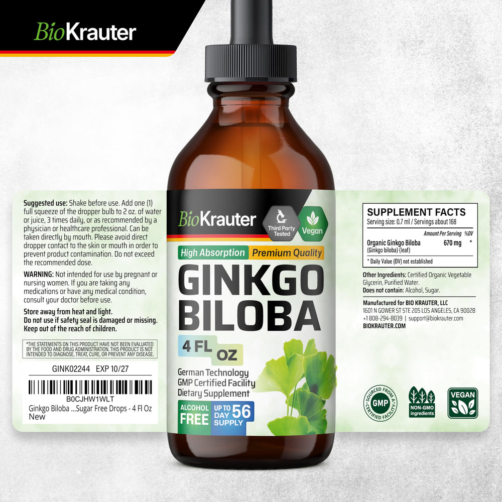 Ingredients: water, glycerin, and Ginkgo biloba leaf