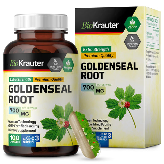 BIO KRAUTER Goldenseal Root Capsule bottle with label