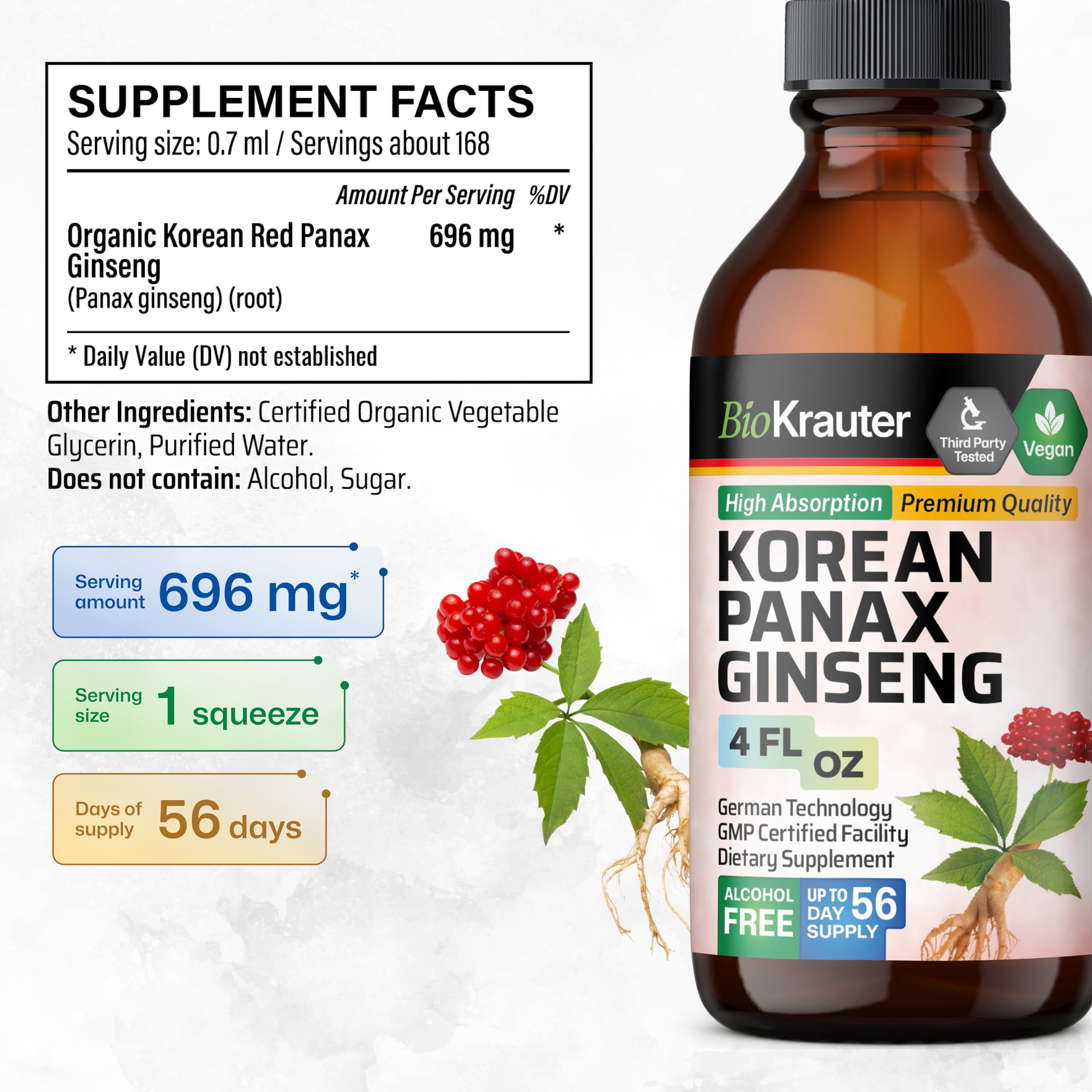 4 fl oz bottle with product label visible