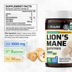 Gummies showing 1000 mg per pack