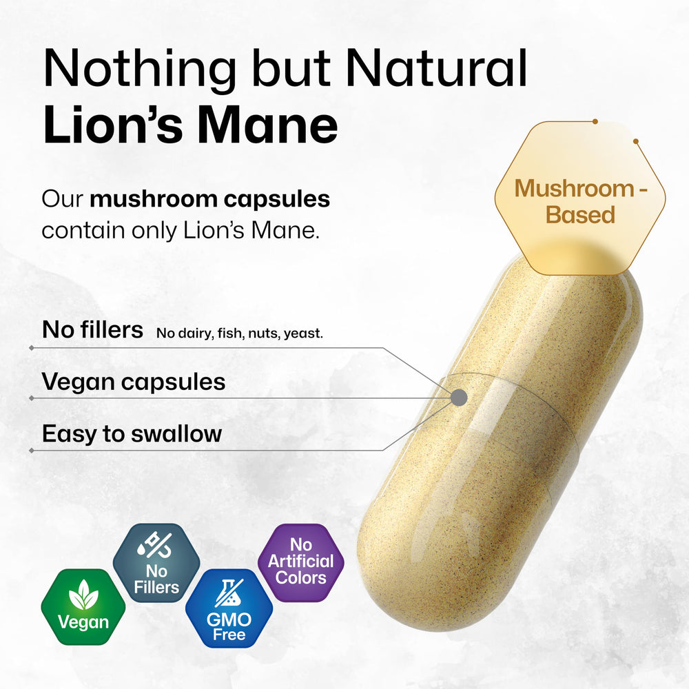 Pack of two BIO KRAUTER Lions Mane bottles