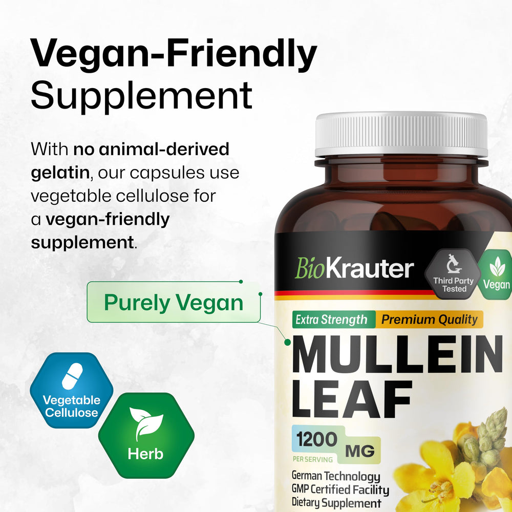 Detailed bottle label with ingredients and dosage
