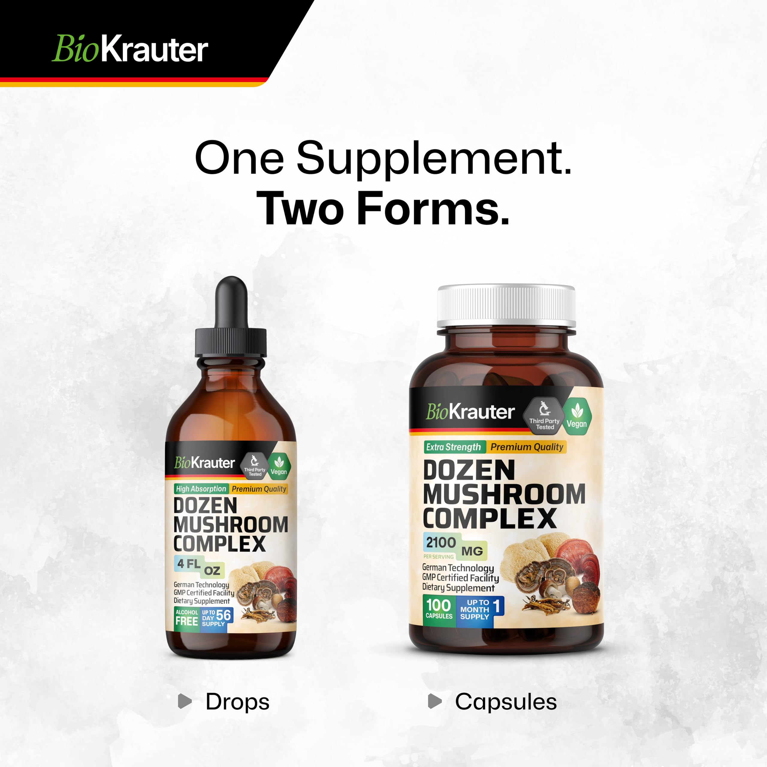 Images highlighting capsule texture and packaging design