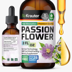 BIO KRAUTER Passionflower Tincture bottle front view