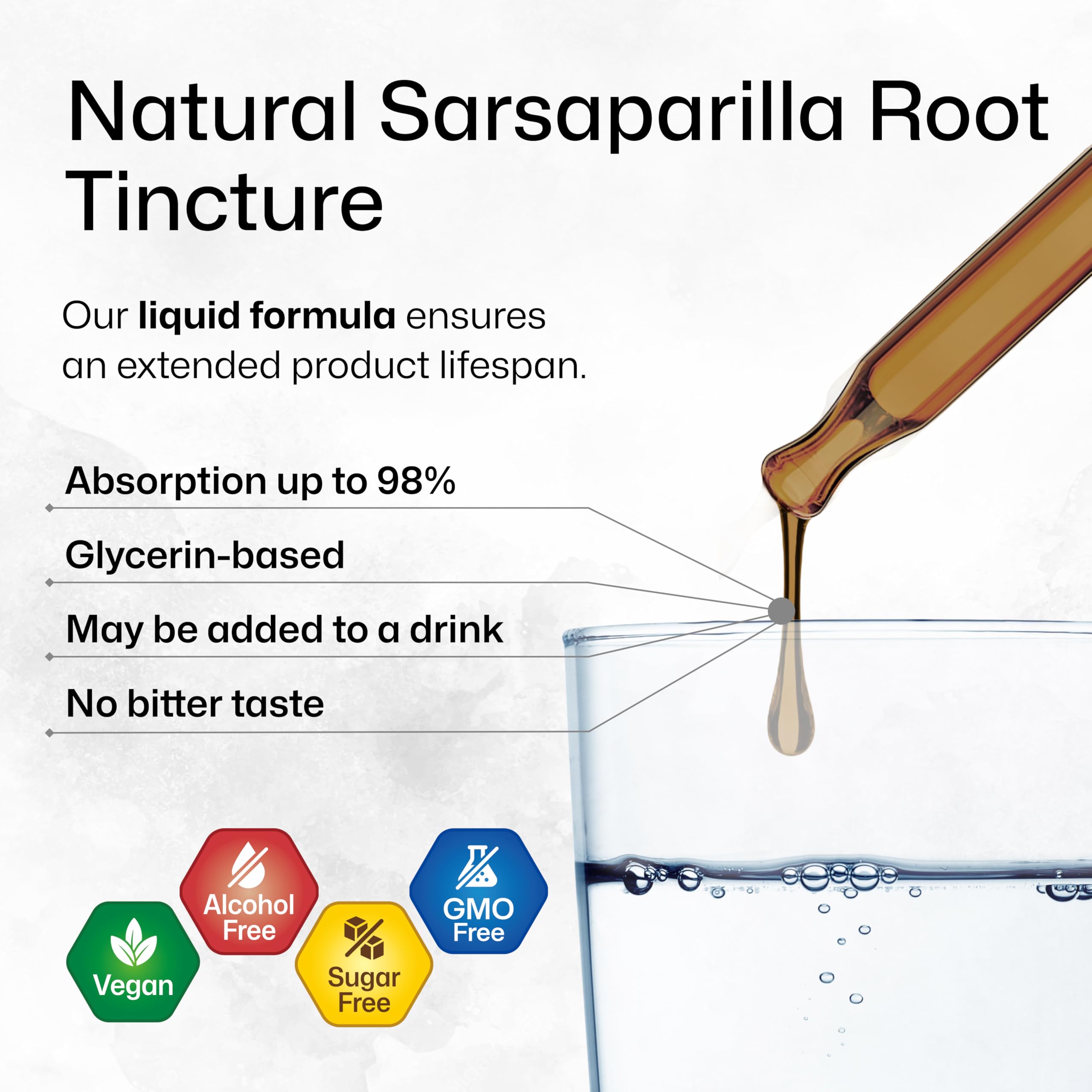 Dropper with tincture ready for sublingual use
