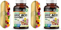 Two-pack BIO KRAUTER Uric Acid Support Capsules front view