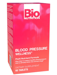Bio Nutrition Blood Pressure Wellness bottle front view