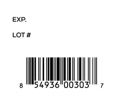 Free of yeast, corn, dairy, salt, sugar, wheat, soy and preservatives label