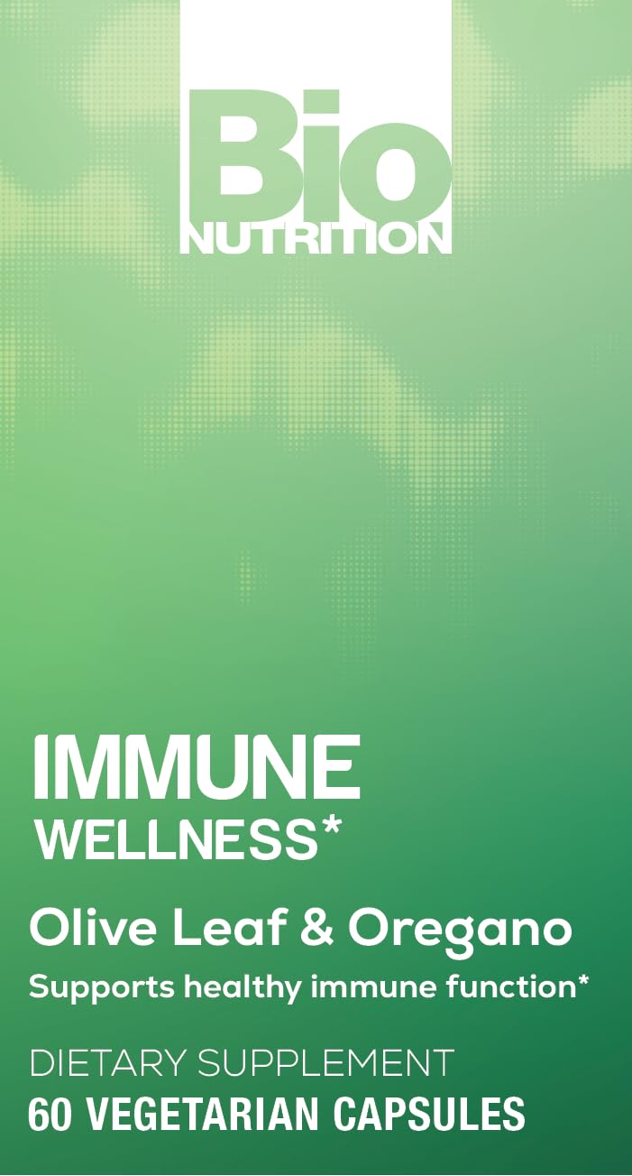 Nutrition facts panel close-up of Immune Wellness