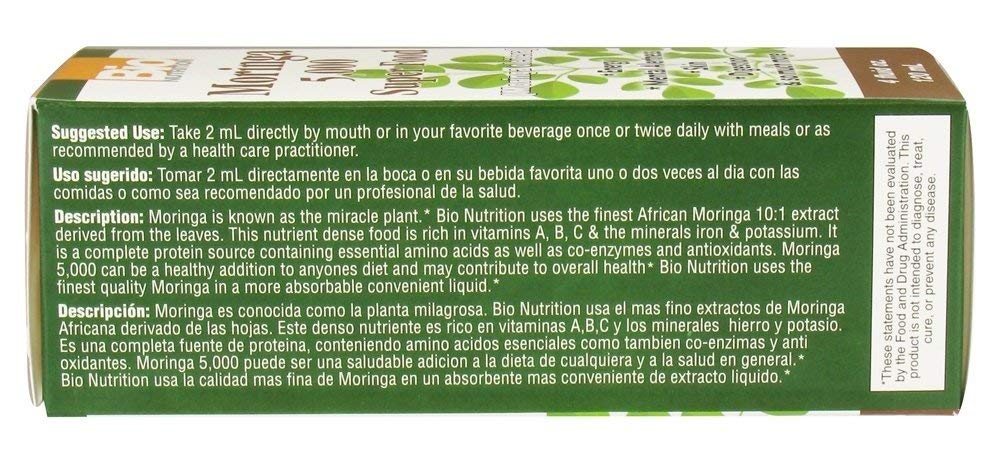Healthy lifestyle with Bio Nutrition Moringa Liq bottle
