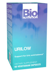 Bio Nutrition Urilow 60 Vegetarian Capsules bottle front