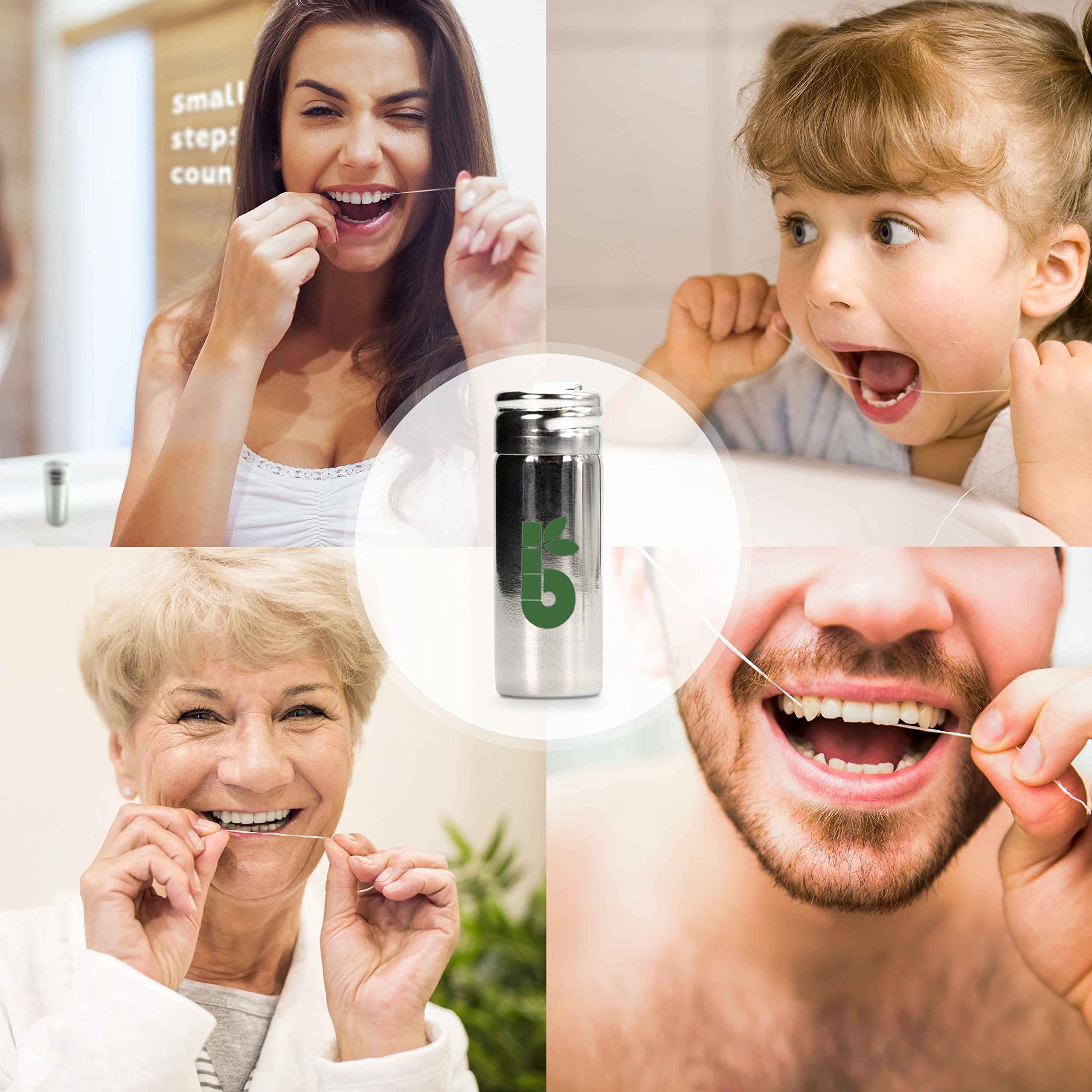 Bio PLA plant-based floss derived from corn starch