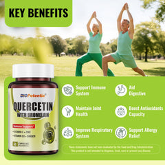 Graphic illustrating immune support and antioxidant benefits