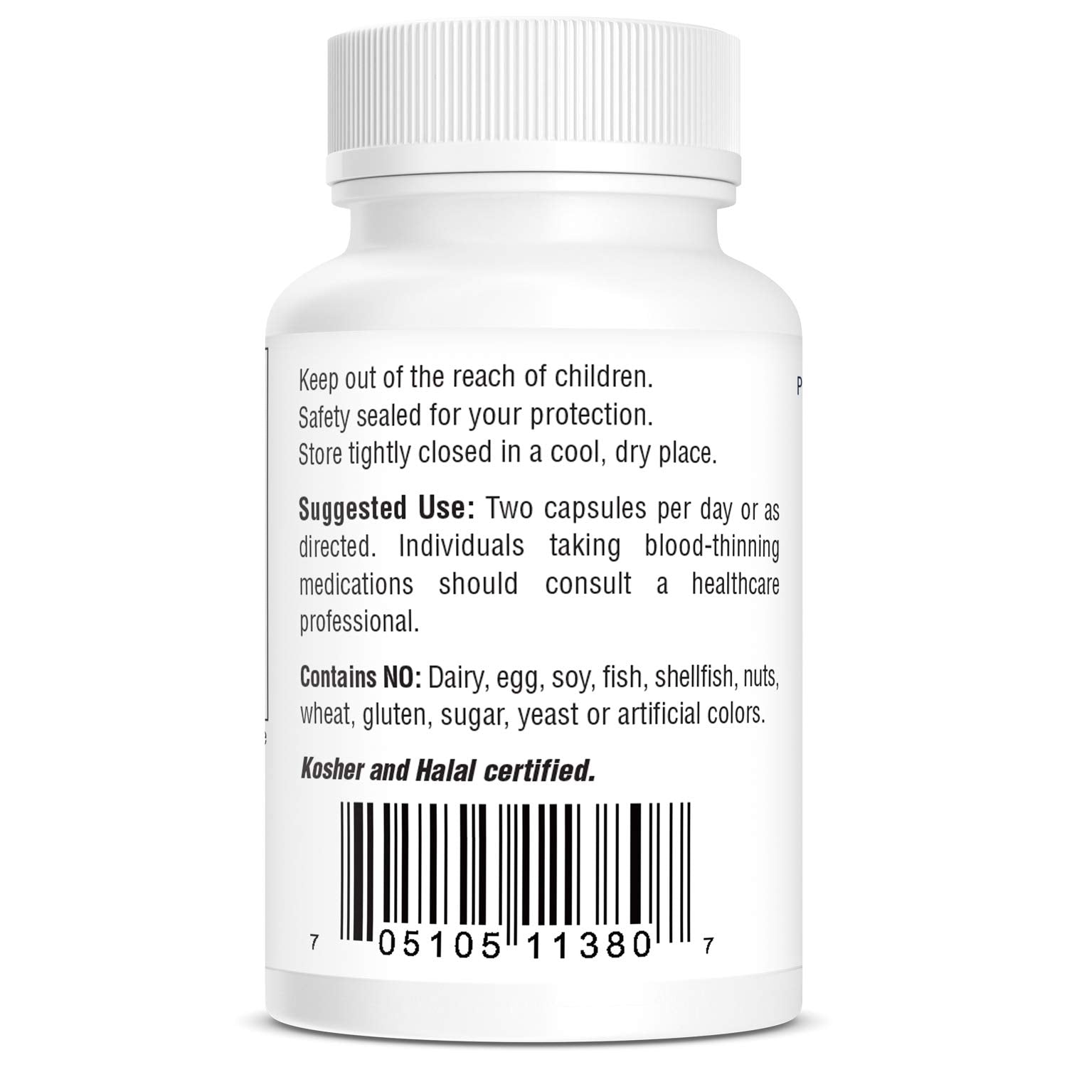 Supplement facts panel for Bio-Tech D3 Plus