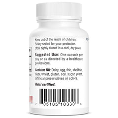 Close-up of folic acid capsules