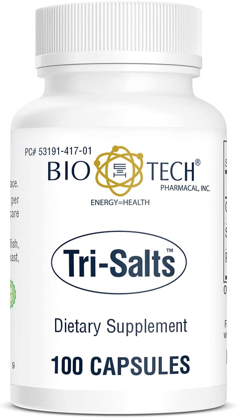 Nutrition label for Tri-Salts Powder 120 g