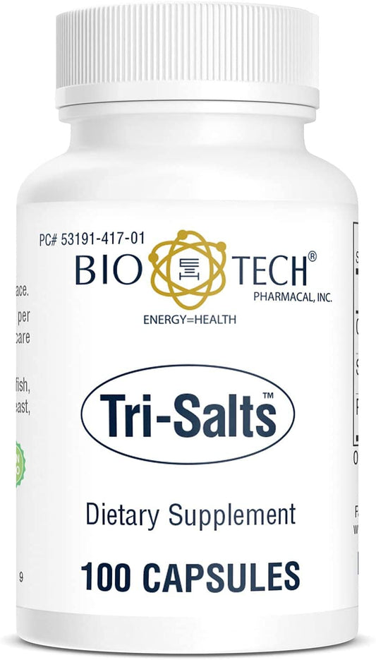 Nutrition label for Tri-Salts Powder 120 g