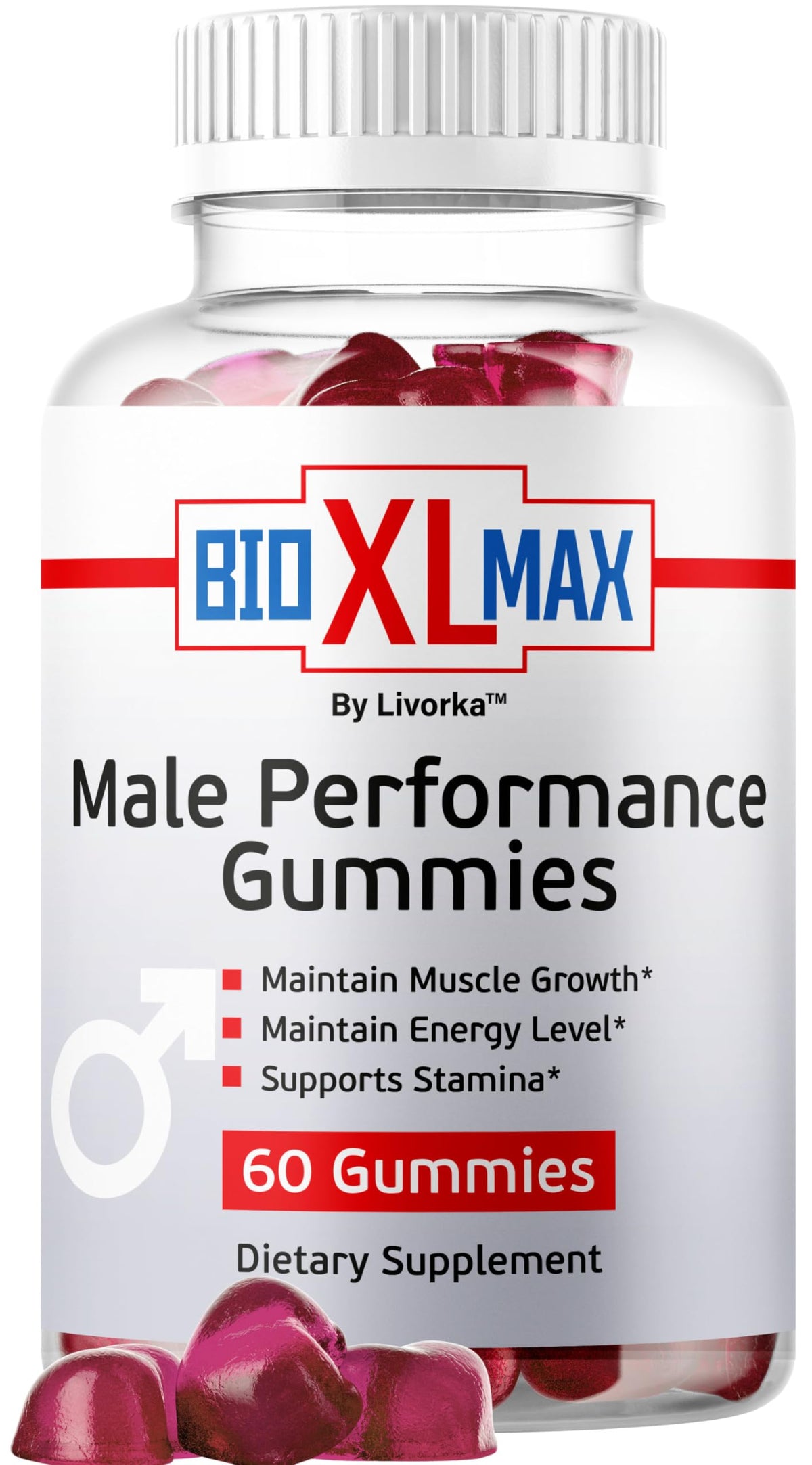 Bio XL Max Gummies bottle - front view