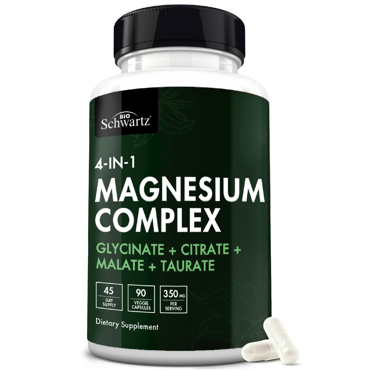 BioSchwartz Magnesium Complex bottle and capsules