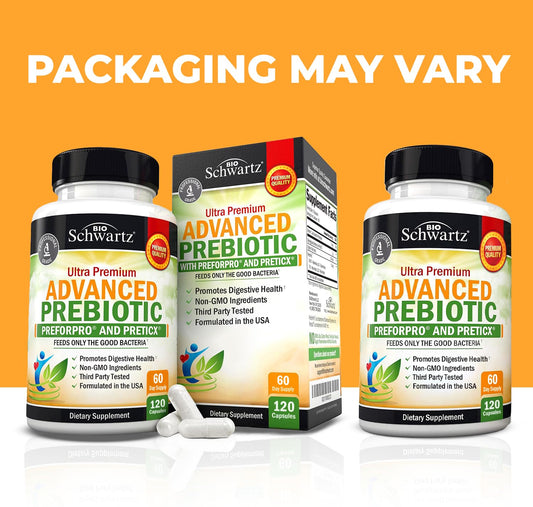 Capsules of advanced prebiotic supplement