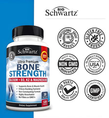Men and women taking BioSchwartz Bone Strength supplement