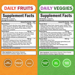 Close-up of 47 whole-food ingredients including Acai and Brussels sprouts