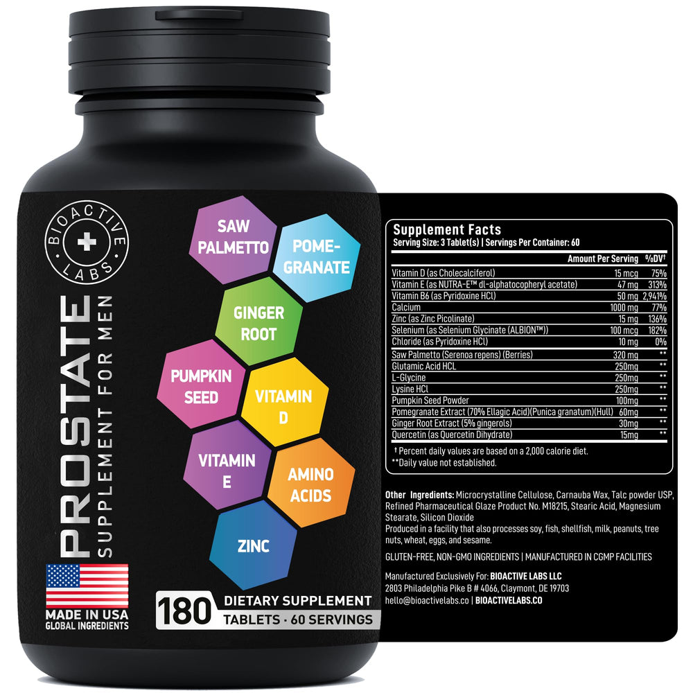 Gluten-free and non-GMO prostate health supplement
