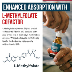 Label showing 5000 mcg per serving dosage