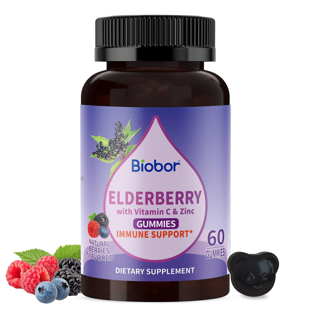 Biobor Elderberry Gummies front packaging
