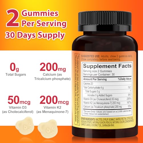 Close-up of Biobor gummies showing sugar-free formula