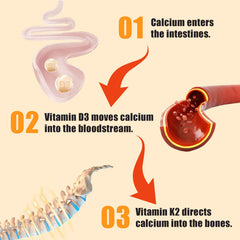 Close-up of Biobor vitamin D3 K2 gummies