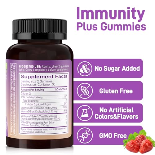 Close-up of Wellmune beta glucan in Biobor gummies