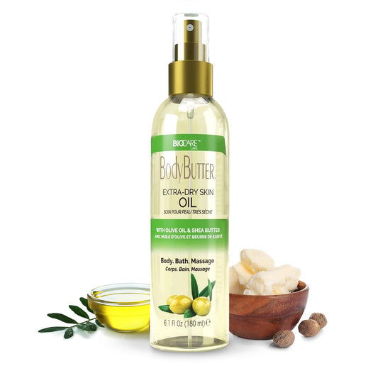 Biocare Skin Renewal Olive Oil Moisturizer bottle pour for deep hydration.