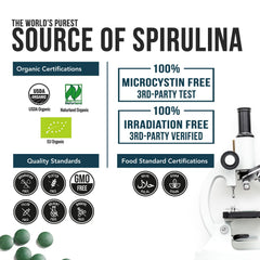 Third-party testing seal indicating contaminant-free purity.