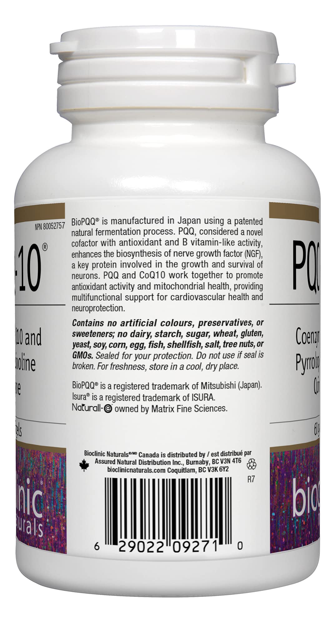 Close-up of CerebroVital PQQ-10 softgels