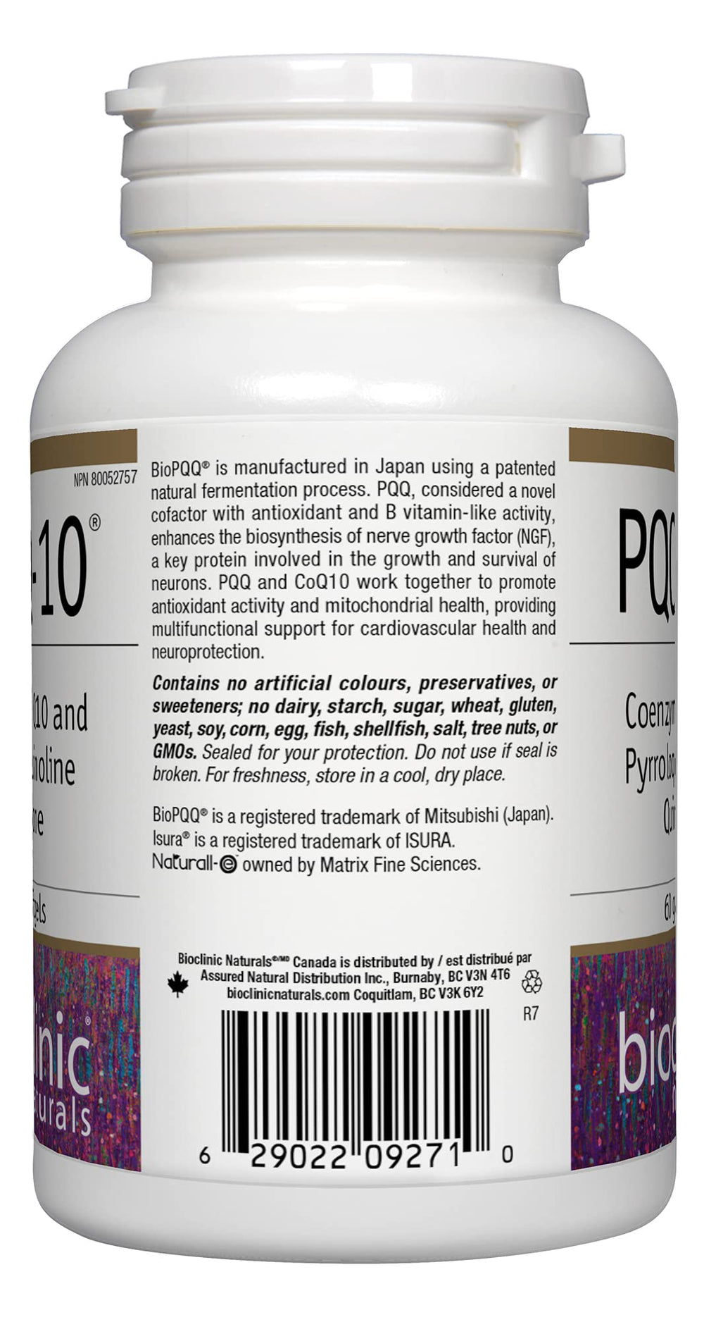 Close-up of CerebroVital PQQ-10 softgels