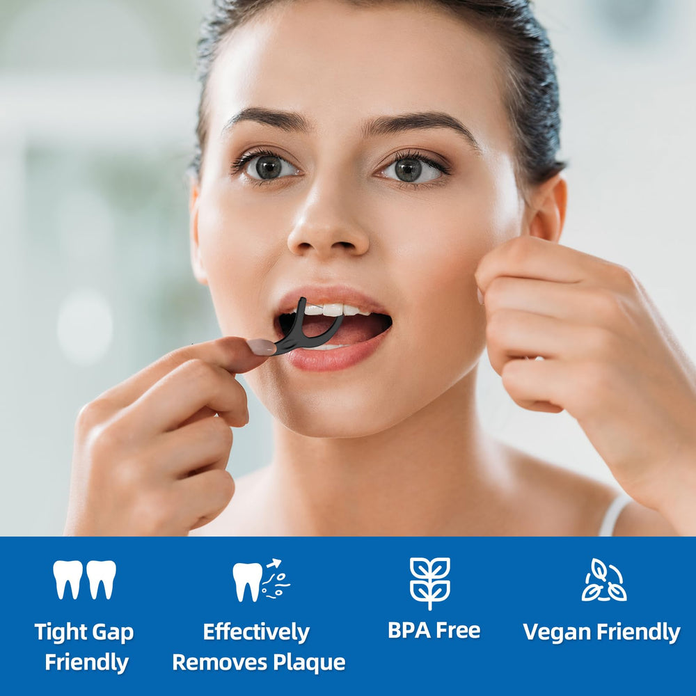 Gentle, soft floss on a durable floss pick