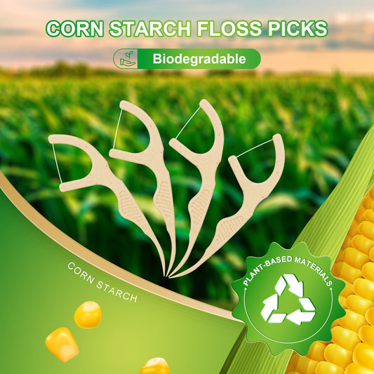 Sustainable packaging for on-the-go floss picks