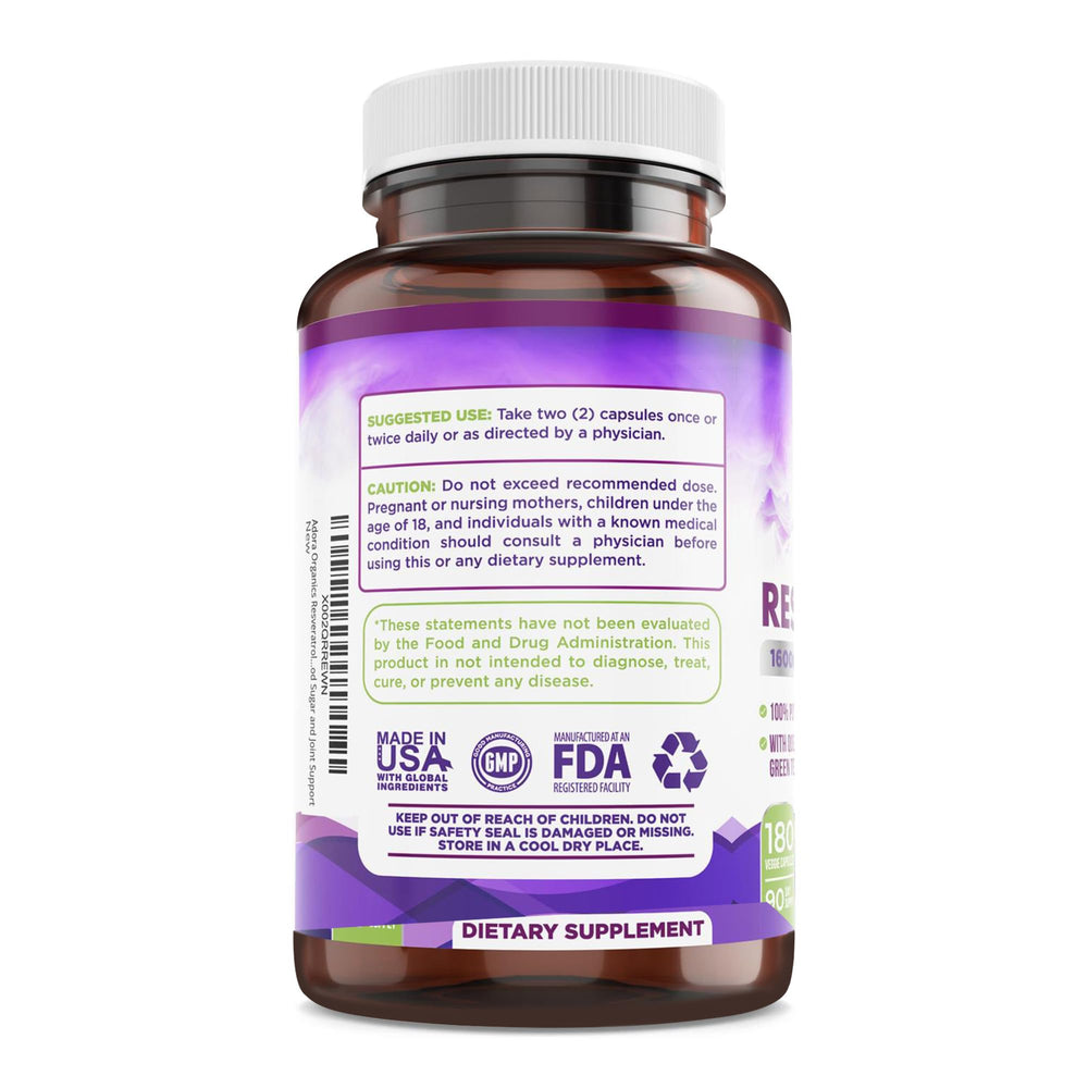 Lifestyle view showing Biodora Resveratrol 1600mg usage