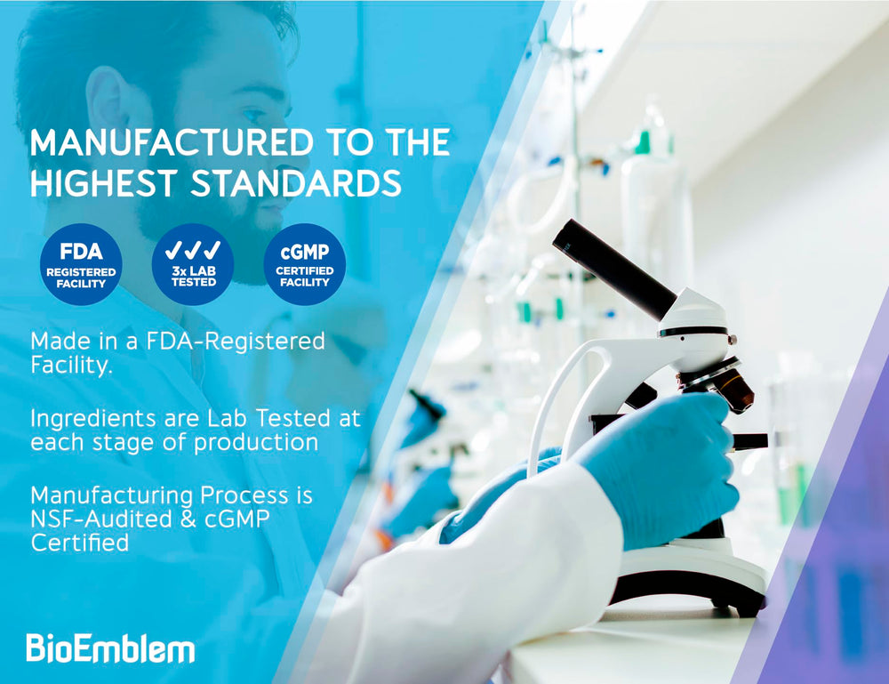 Manufacturing facility in California, USA for BioEmblem Krill Oil