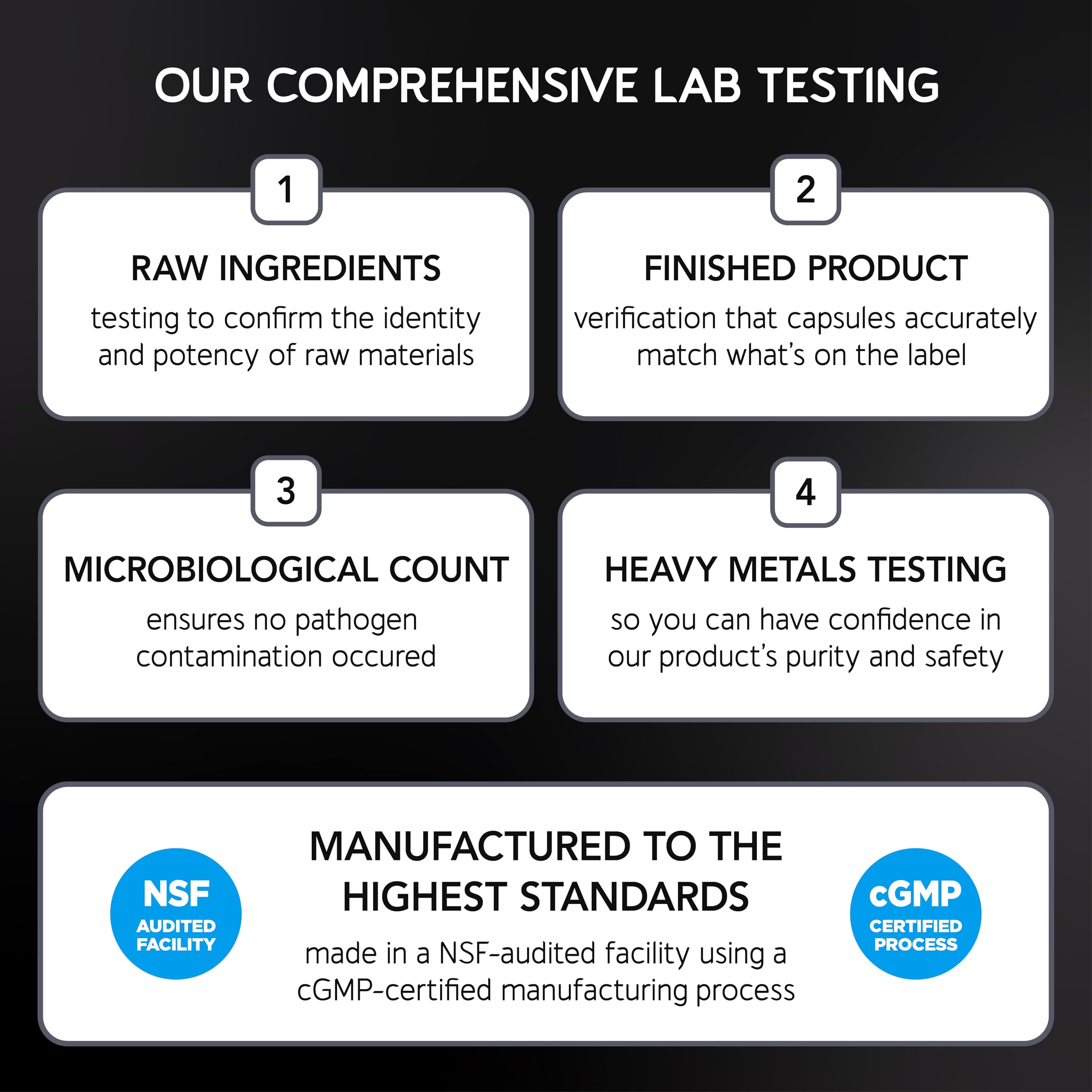 Creatine powder with nutrition facts label