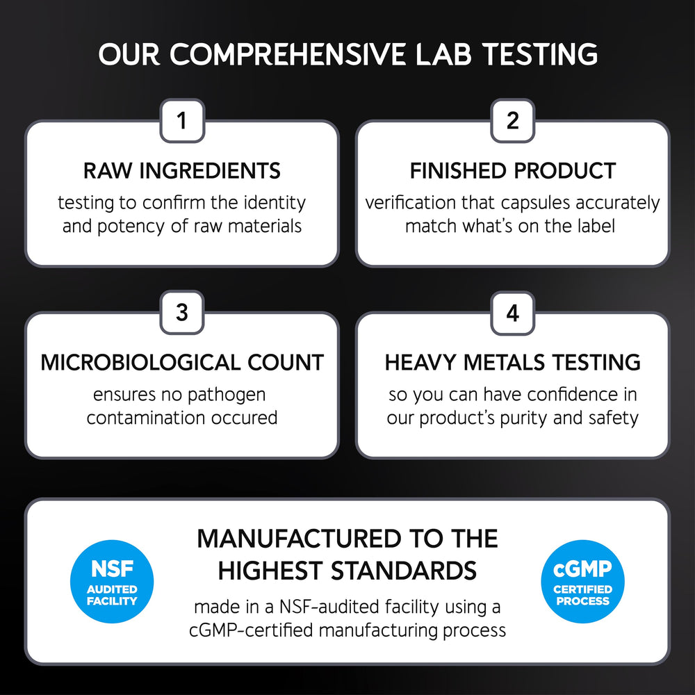 Creatine powder with nutrition facts label